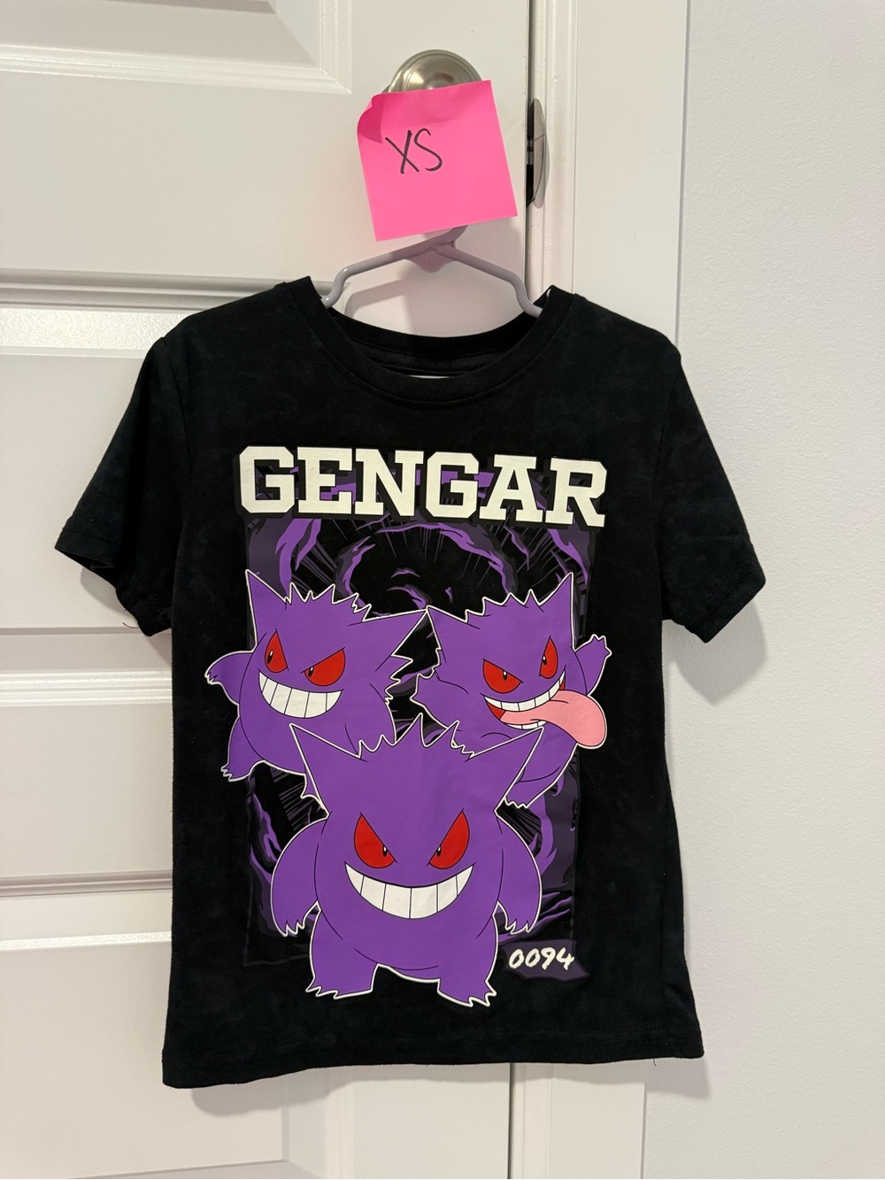 Target Black Gengar Graphic Tee with Purple & Red Accents